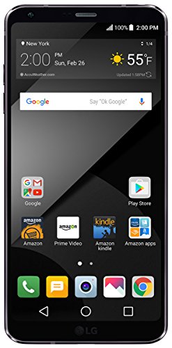 LG G6+ - 128 GB - Unlocked (AT&T/T-Mobile/Verizon) - Black - Prime Exclusive - with Lockscreen Offers & Ads