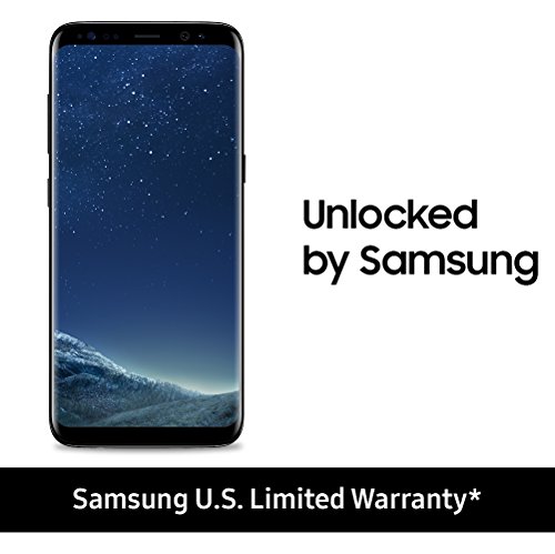 Samsung Galaxy S8 Unlocked 64GB - US Version (Midnight Black) - US Warranty