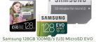 Samsung Micro SD XC EVO 128GB